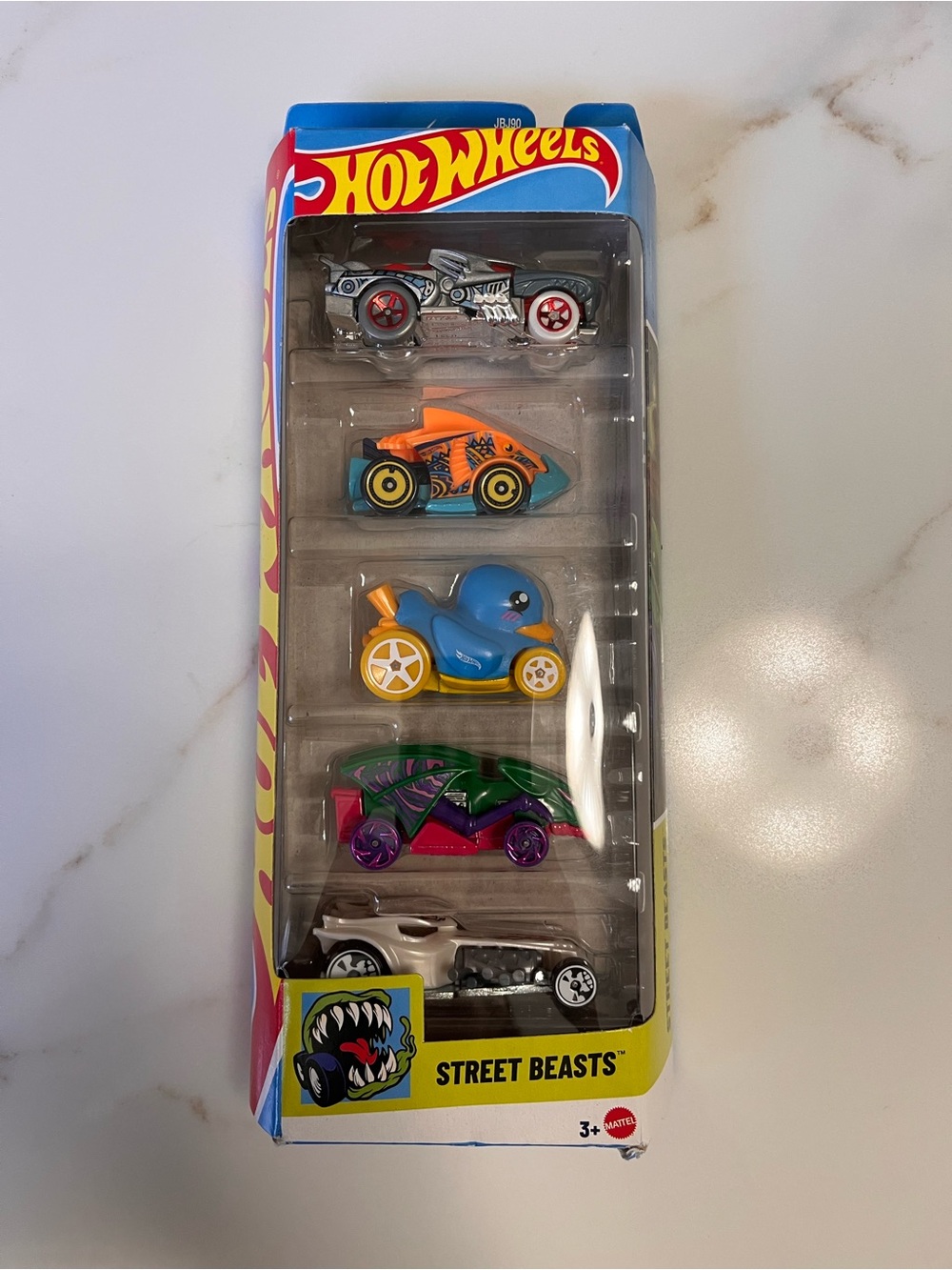 HOT WHEELS Street Beasts 5 piece Toy Cars Collectibles